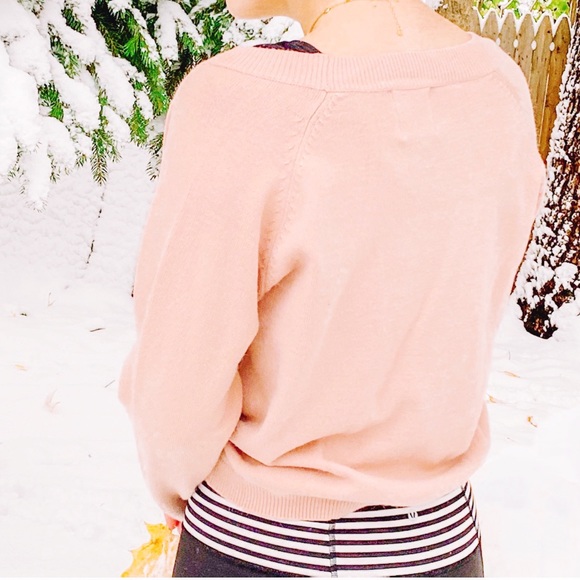 💖 NEW Millennial Pink Loungewear Crop Cardigan S - Picture 2 of 7